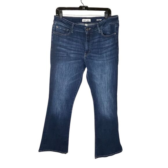 Warp + Weft Denim - Warp + Weft PDX Women's Bootcut Jeans 12/31 Blue Dark Wash Mid-Rise Stretch